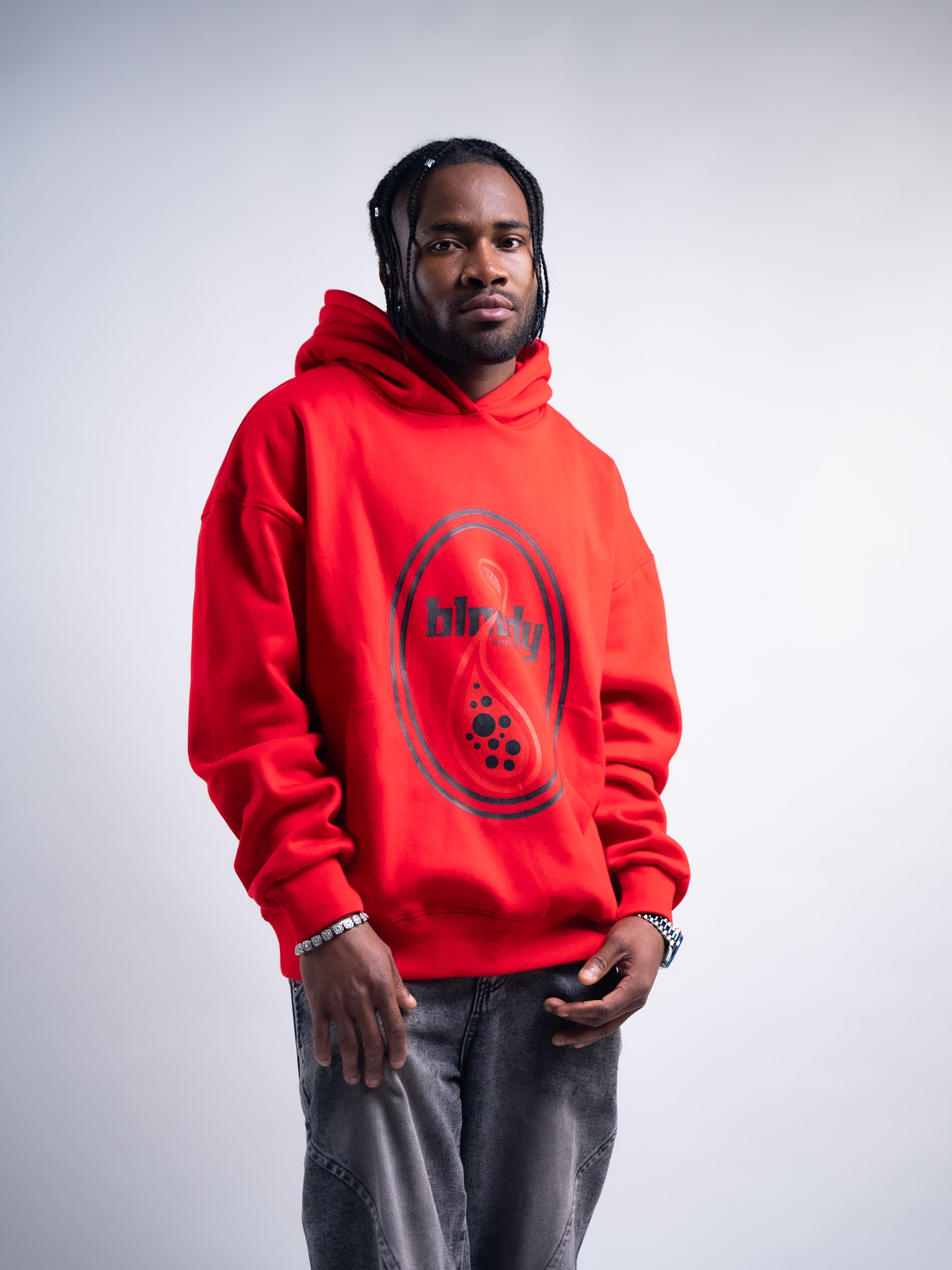 Bloody Red Hoodie