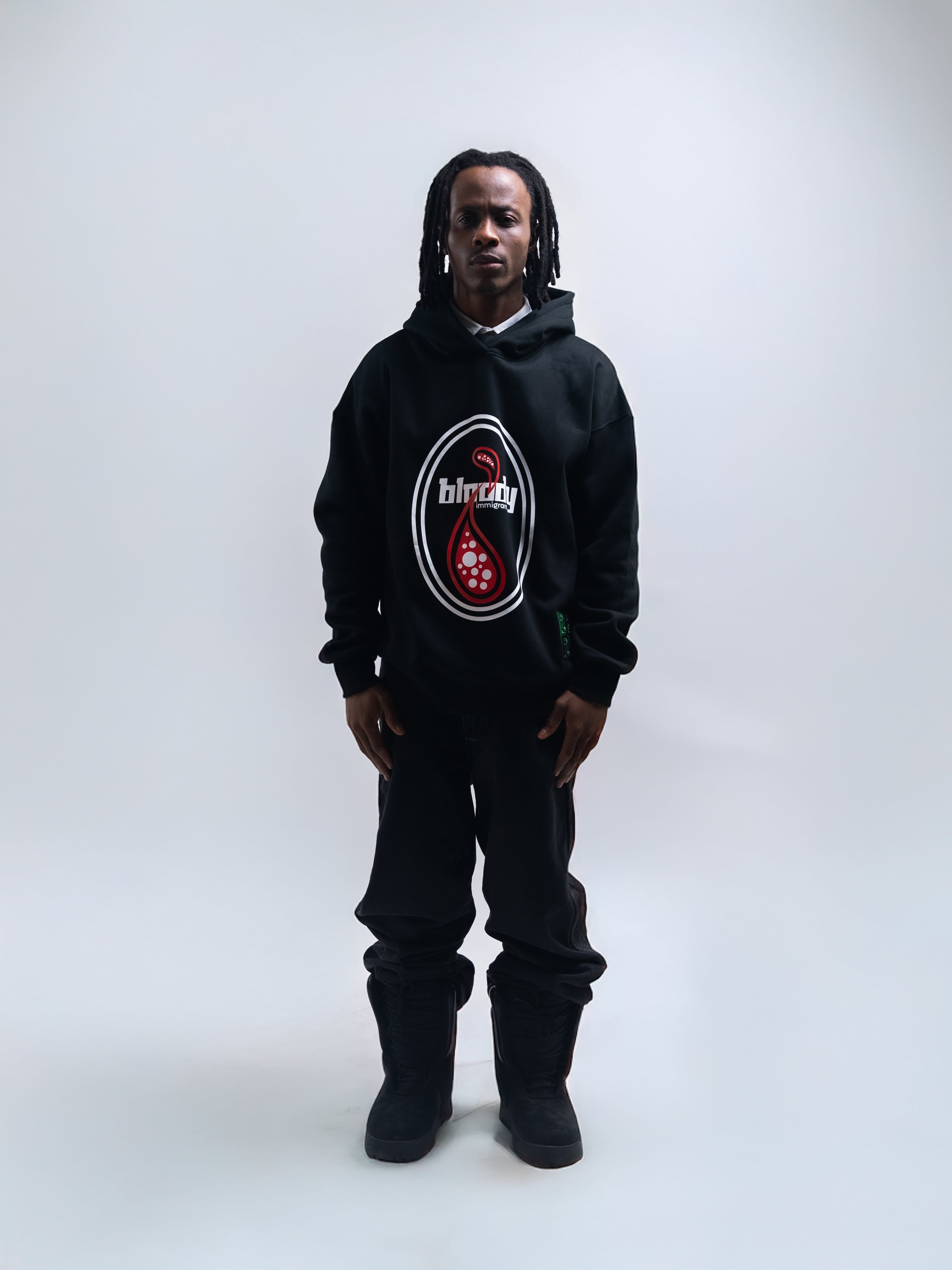 Bloody Black Hoodie