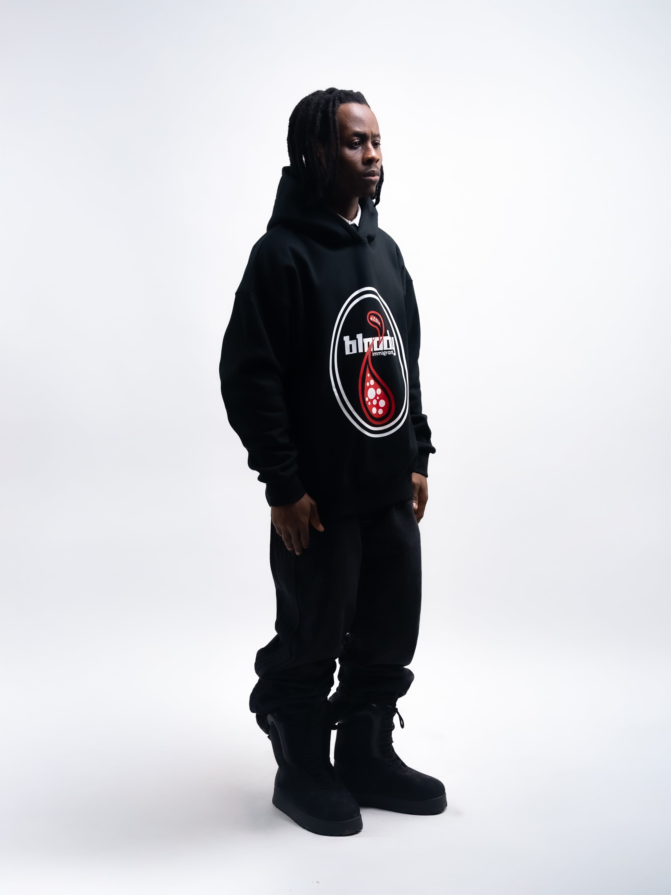 Bloody Black Hoodie